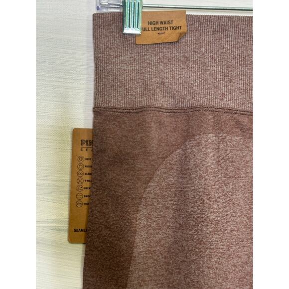 Pink Active Mauve high waist full length tight leggings size Large - Picture 7 of 9